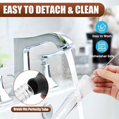 Vista 6 de SCHVUBENR Baster de Pavo Grande con Cepillo de Limpieza - Herramienta de Baster Premium para Cocinar - Fácil de Usar y Limpiar - Potente Baster