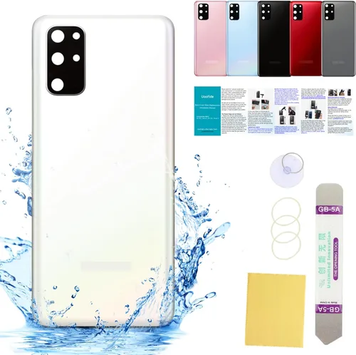 Vista 77 de Compatible con Samsung Galaxy Note 8 - Carcasa trasera de repuesto de cristal de 6.3 pulgadas, SM-N950, todos los portadores con manual de Negro