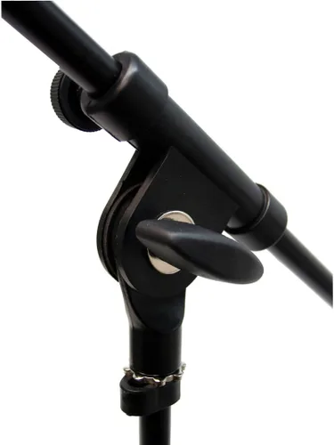Vista 6 de ASC-MC001 6 Pro Audio DJ trípode altura ajustable Boom Mic Mic Soportes y 6 soportes de micrófono gratis