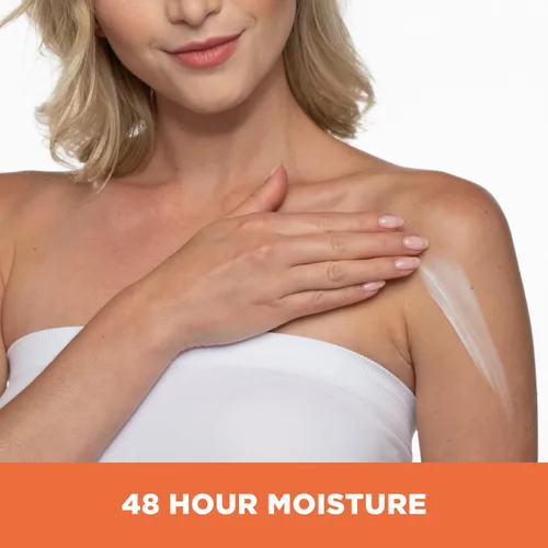 Vista 6 de Palmer's Fórmula de Karité Loción Corporal de Karité Pura, Botella con Bomba, 13.5 Onzas A nourishing daily hand & body moisturizer with Vitamin E