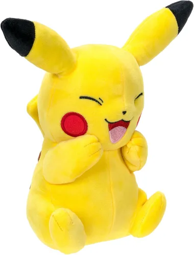 Vista 4 de Pokemon Laughing Pikachu - Peluche de 8 pulgadas