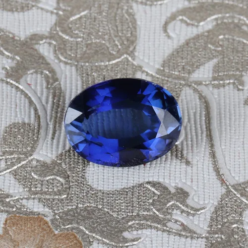 Vista 6 de GEMHUB Zafiro azul de corte ovalado de 12.30 quilates suelto para hacer joyas, piedra para hacer anillos para regalo del día de la madre., Gema