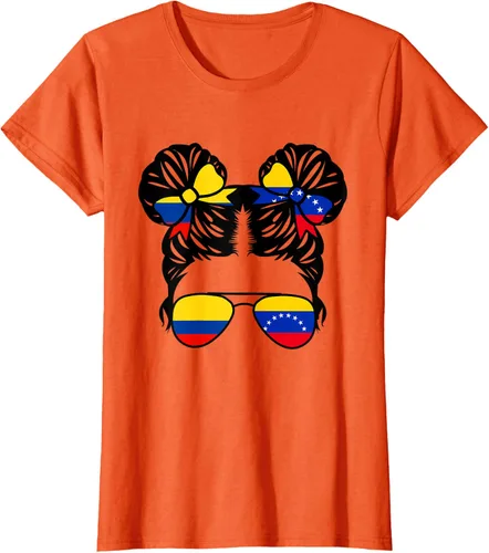 Vista 59 de Camiseta Half Colombian Half Venezolan Girl Colombia Kids Heritage, Gris