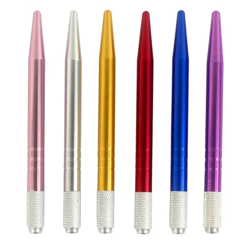Vista 4 de Xiaoyu 6PCS Manual Tatuaje Microblading Pluma Máquina De Tatuaje Ceja Microblading Plumas para Maquillaje Permanente Suministros De Tatuaje - Style1