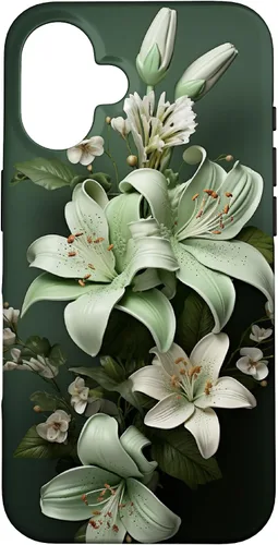 Vista 28 de Funda para iPhone 12 mini Sage green Wildflower Aesthetic Flower