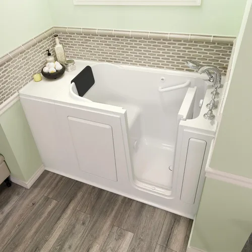 Vista 8 de American Standard 28"x48" mano derecha serie Premium Walk in Bath in Linen