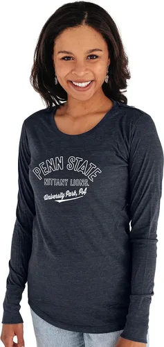 Vista 18 de Blue 84 NCAA playera de tres combinaciones de manga larga para mujer Campus