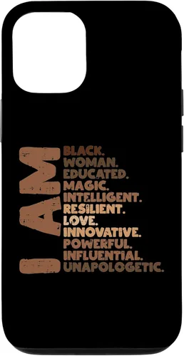 Vista 28 de I Am Black Woman Melanin Africa Pride History BHM Women Gift Case for iPhone 17