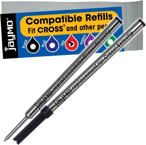 Vista 10 de Repuesto para Cross Selectip 8523 - Recambio de bolígrafo de gel - 6 negro