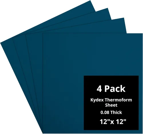 Vista 134 de Kydex Sheets - Solid Color DIY Kit for Crafting Holsters, Sheaths, and Mag Pouches - (8x8, 8x12, 12x12), Premium Thermoform Sheets - Thick, Durable