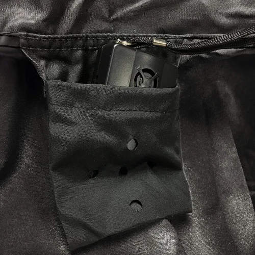 Vista 9 de Funda con cierre para motocicleta, tamaño extragrande y color negro, de Dowco, XL, Negro