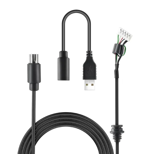 Vista 3 de Cable USB para volante Logitech G920 G923 compatible con línea de cable de pedal Xbox (cable USB)