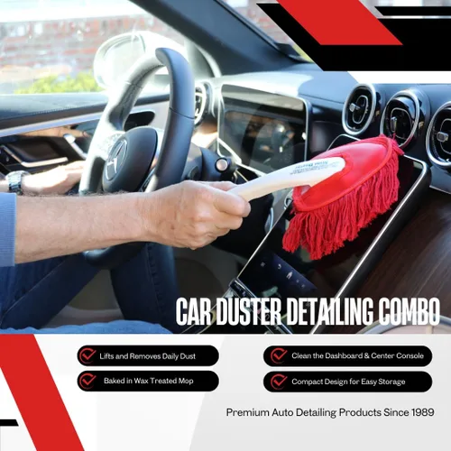 Vista 12 de California Car Duster 62445 kit de limpieza al detalle con manija plástica