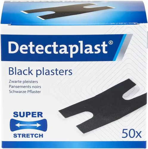 Vista 9 de Detectaplast Black Bandages Superstretch - Resistentes - Flexibles y discretos - Grado profesional para mecánicos - Construcción y trabajo de cocina