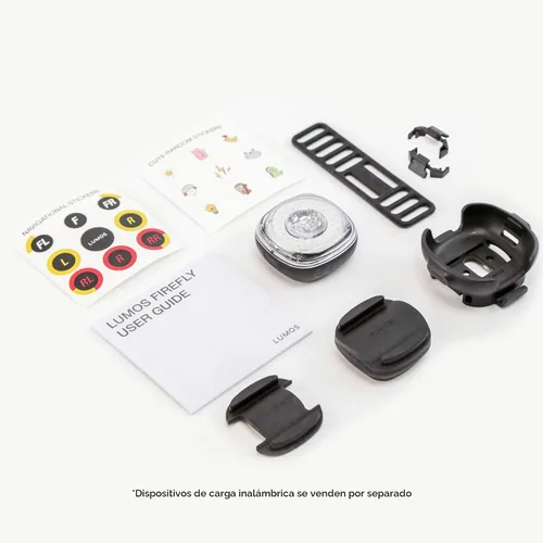 Vista 10 de Lumos Firefly - Sistema de luz inteligente para bicicleta, sincronización de luz LED delantera y trasera, brillo personalizado, patrón de flash