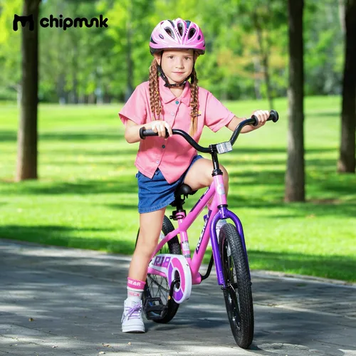 Vista 8 de Chipmunk Kids Bike 12 14 16 18 Inch, Multiple Colors Negro