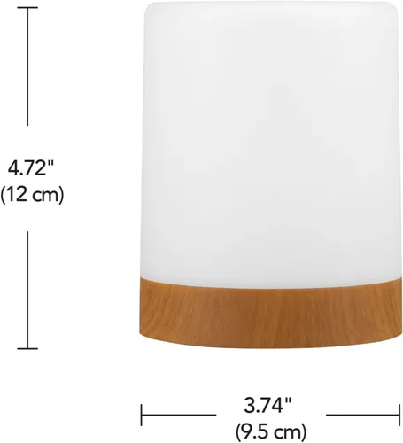 Vista 7 de Globe Electric Lámpara táctil portátil multicolor recargable integrada LED con cable USB incluido