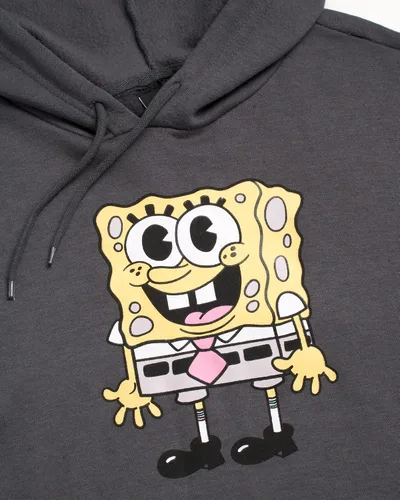 Vista 2 de Nickelodeon Mens SpongeBob and Patrick Fleece Sweatshirt Men and Womens Unisex Pullover Hoodie (Size S-XL)