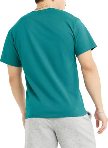 Vista 2 de Champion Men's T-Shirt, Cotton Midweight Men's Crewneck Tee,t-Shirt for Men, Script (Reg. Or Big & Tall)