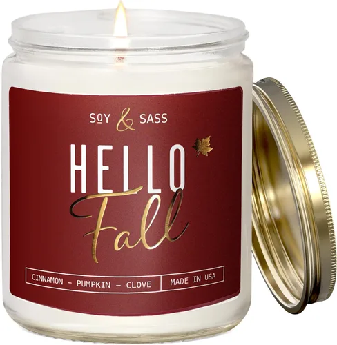 Vista 14 de Vela de pino, velas perfumadas de pino, velas de Navidad perfumadas – Vela de soja 'Pine Tree', con agujas de abeto, cedro cálido y sándalo