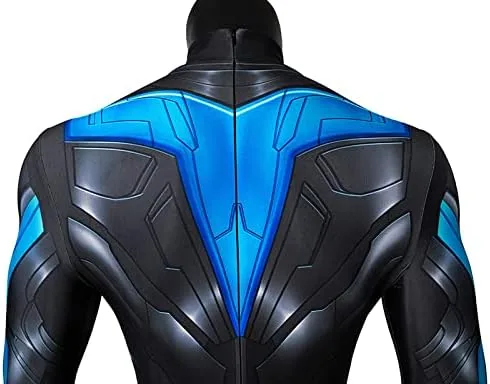 Vista 6 de EOILFM Halloween Men's Superhero Costume Cosplay Boys Suit Zentai Outfit Jumpsuit Spandex 3D Style For Kids Adult