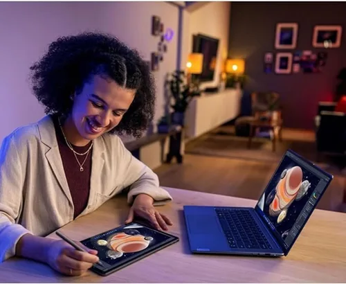 Vista 8 de Lenovo IdeaPad Computadora portátil – 8 GB de RAM – 256 GB de almacenamiento SSD – Intel Core – Microsoft Office para la Web Carga rápida, cámara