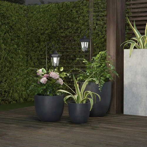 Vista 4 de Pure Garden 50-123 Linterna LED colgante solar (2 unidades), color negro