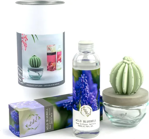 Vista 19 de Barril Cactus Cerámica Difusor de Fragancia Combo 6.8 fl oz Hermoso