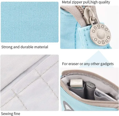 Vista 4 de EASTHILL Estuche para lápices de gran capacidad, bolsa organizadora con gran almacenamiento para Bullet Journal