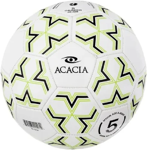 Vista 2 de ACACIA Balón de fútbol Thunder Negro/Blanco