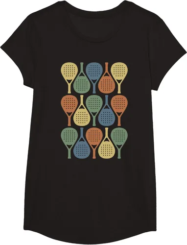 Vista 5 de Vintage Retro Padel Camiseta de Padel Sports Lover