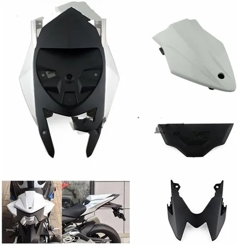 Vista 2 de Motorbike Rear Fairing Motorcycle Rear Seat Cover Tail Fairing Cowl for S1000RR 2015-2018 Tail Undertail Rear Fairing Cowl Side Cover Panel 1 SET