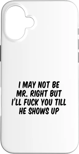 Vista 23 de I May Not Be Mr. Right But I’ll Fuck You Till He Shows Up Case for iPhone 17