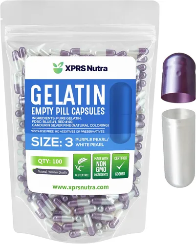 Vista 23 de XPRS Nutra Cápsulas vacías tamaño 3 – 1000 cápsulas vacías de gelatina – Pastillas de relleno de cápsulas de bricolaje – Tapa de gel de píldora