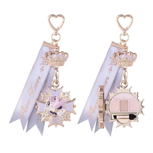 Vista 10 de Flower Knows Knight Unicorn - Paleta de sombras de ojos y dije para bolsa 01 Cinta Rosa