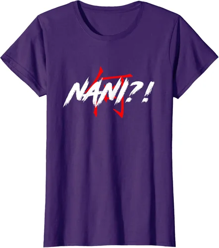 Vista 12 de Nani Meme Anime Japanese Camiseta, Negro, S
