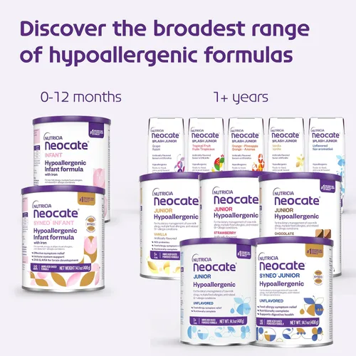 Vista 11 de Nutricia Neocate Junior - Fórmula hipoalergénica, sin lácteos, a base de aminoácidos para niños de 1 año en adelante - Para niños pequeños, niños