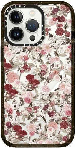 Vista 401 de CASETiFY Funda Impact para iPhone 13 [Protección contra caídas de grado militar 4X de 8.2 pies/Compatible con Magsafe] - #1 Mom - Transparente
