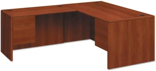 Vista 2 de HON Pedestal Credenza, derecha, 72 x 24 x 29-1/2 pulgadas, caoba