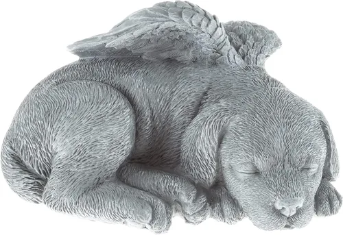 Vista 8 de Piedra Conmemorativa para Gatos - Ángel de Gatito Durmiendo en Paz, Estatua para Jardín, Recuerdo, Marcador de Tumba y Pérdida - Regalo de Simpatía