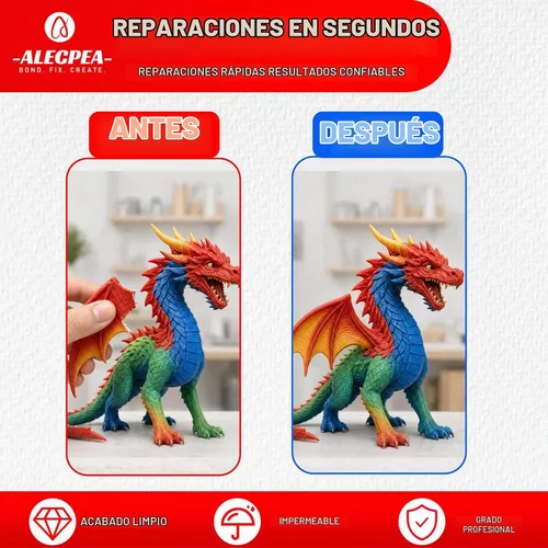 Vista 5 de ALECPEA - Pegamento de impresión 3D, 1.06 oz (30 g), súper pegamento fino