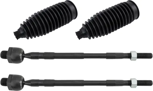 Vista 229 de TRQ Kit de dirección delantera con barra de acoplamiento de fuelle de piñón y cremallera compatible con Toyota Echo 2000-2005
