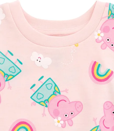 Vista 4 de Peppa Pig Sudadera de felpa francesa para niñas pequeñas