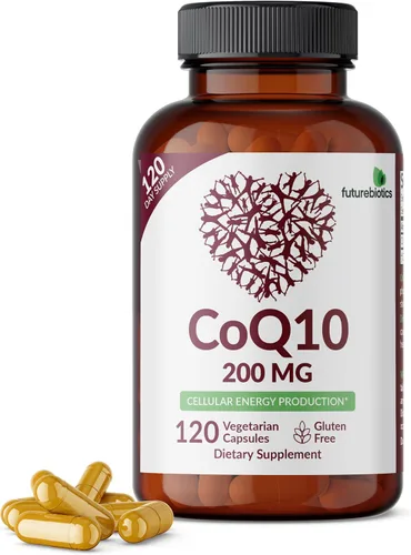 Vista 7 de Futurebiotics CoQ10 200 MG de producción de energía celular, 60 cápsulas vegetarianas