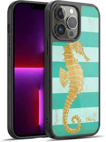 Vista 32 de Head Case Designs Officially Licensed Paul Brent Agate Mermaid Coastal Gel Armor Case [Military Grade Drop Protection] Compatible with Apple iPhone