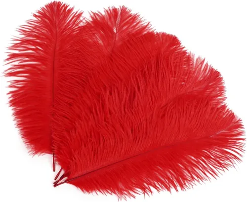 Vista 12 de Shekyeon - Plumas de avestruz (20 unidades, 7.9-9.8 in, 20 unidades)
