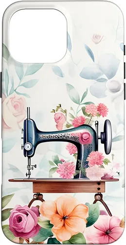 Vista 19 de Funda de costura floral vintage para máquina de coser iPhone 16