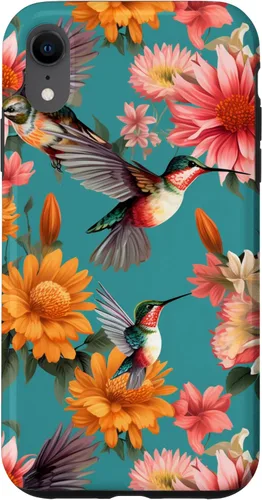 Vista 25 de Funda para iPhone 17 de colibríes en vuelo