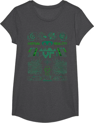 Vista 31 de Camiseta de realidad virtual VR Retro Gamers, Negro, S