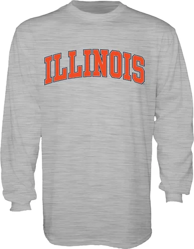 Vista 11 de Blue 84 NCAA playera de manga larga con nombre de equipo arqueado color brezo oscuro para hombre